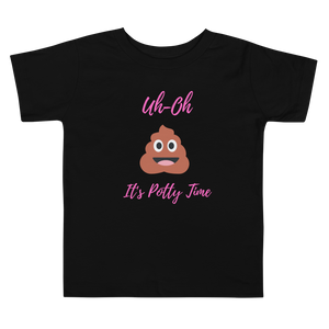 Uh-Oh it's potty time toddler Tee - Skyway Trends