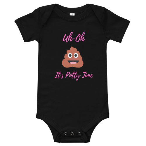 Uh-Oh it's potty time onesie - Skyway Trends